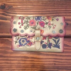 Patricia Nash embroidered wallet.